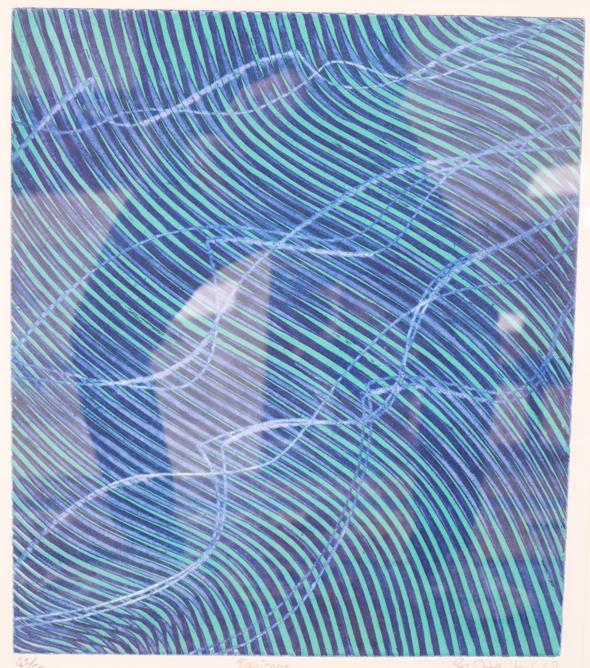 Stanley William Hayter (1901-1988), Equinox, etching with aquatint, 48 x 42cm